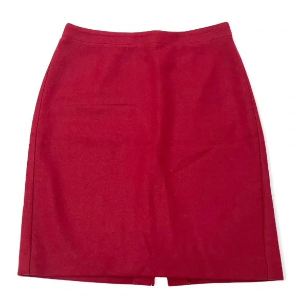 ⭐️J crew cranberry pencil skirt - Picture 3 of 11